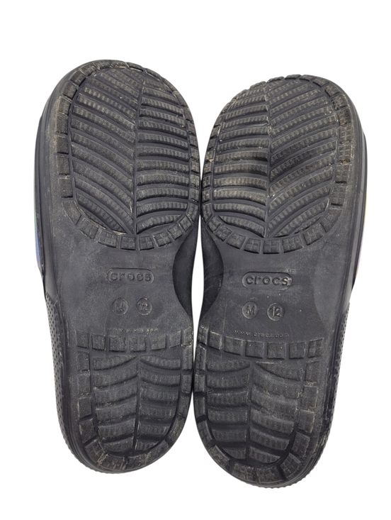 Crocs Classic Sandals Men Size 12 Black Pivoting Heel Strap Ventilation Ports main image 4